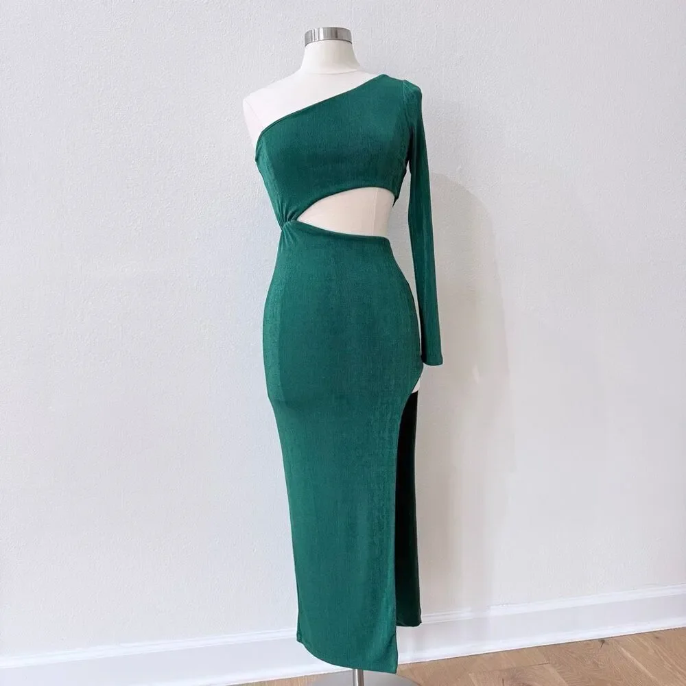 Camila Coelho Maxi Dress Green Size XS
